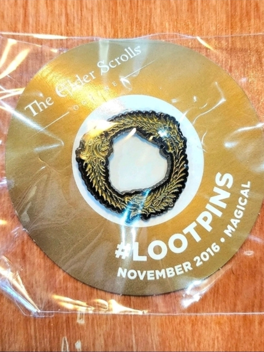 Loot Crate Elder Scrolls Pin